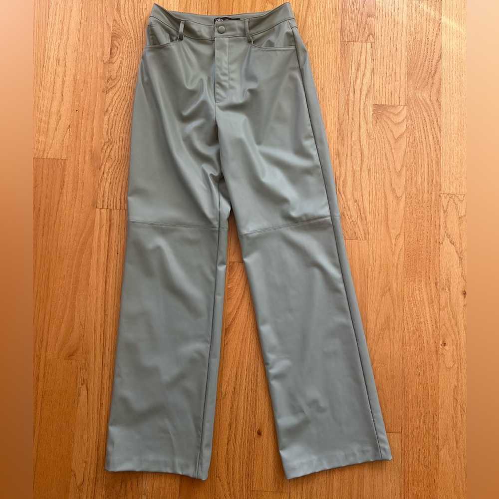 Faux Leather Pants
